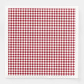 赤いギンガ市松模様にム格子模様 (正面)
