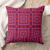 赤いクッションカバー クッション (ブランケット)