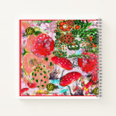 赤いクモのABC文字トレーシング ノートブック (裏面)