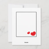 赤いクモ シーズンカード (裏面)