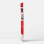 赤いクラシックの中の古い車のラジオAmerican car wi Case-Mate iPhoneケース (裏面 / 右)