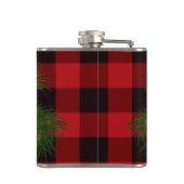 赤いクラシックブラックプライド素朴ピネコン フラスク (裏面)