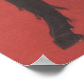 赤いクランパスバスケットスイッチチェーンの舌 ポスター (角)