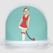 赤いクリスマスのキャットガール (裏面)