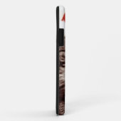 赤いクリスマスの帽子を身に着けている国内虎猫猫 Case-Mate iPhoneケース (裏面/右)