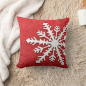 赤いクリスマスの輝き クッション (ブランケット)