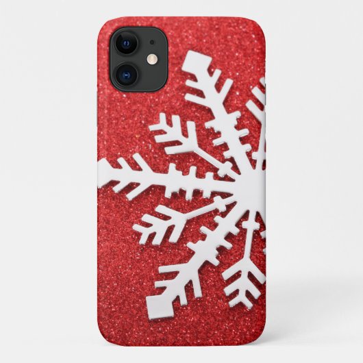 赤いクリスマスの輝き Case-Mate iPhoneケース (裏面)