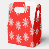 赤いクリスマスの雪 フェイバーボックス (オープン)