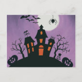 赤いクリスマスの飾り喜び シーズンポストカード (正面)