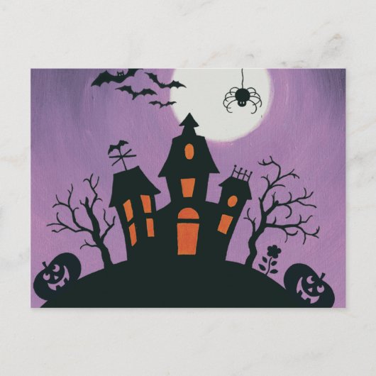 赤いクリスマスの飾り喜び シーズンポストカード (正面)