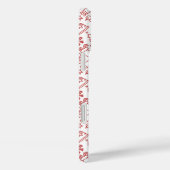 赤いクリスマスアイコンパターン Case-Mate iPhoneケース (裏面 / 右)