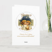 -赤いクリスマスカードを覚える時期 シーズンカード (裏面)