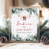 赤いクリスマスサンタベビーは甘い楽しみ ポスター