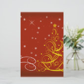 赤いクリスマスシーン 便箋 (スタンド正面)