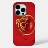 赤いクリスマスジンルベルは良い賛美日を持っている Case-Mate iPhoneケース (裏面)