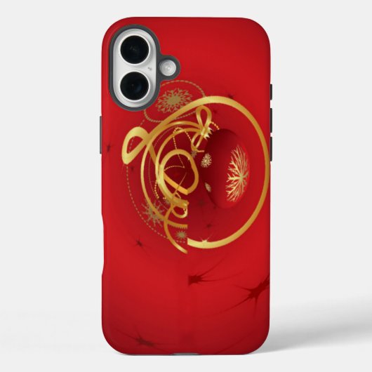 赤いクリスマスジンルベルは良い賛美日を持っている Case-Mate iPhoneケース (裏面)