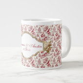 赤いクリスマスチノワリー新婚 ジャンボコーヒーマグカップ (正面右)