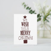 赤いクリスマスツリーの願い シーズンポストカード (スタンド正面)