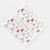 赤いクリスマスツリーパターン#5 ID1009 (コーナー)