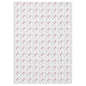 赤いクリスマスツリーパターン#5 ID1009 テーブルクロス (正面)