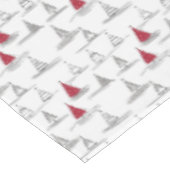 赤いクリスマスツリーパターン#5 ID1009 テーブルクロス (アングル)