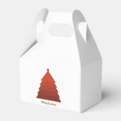 赤いクリスマスツリー フェイバーボックス (裏面サイド)