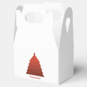 赤いクリスマスツリー フェイバーボックス (オープン)