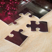 赤いクリスマスツリー- NYC ジグソーパズル (側面)