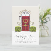 赤いクリスマスドア |ホリデーオープンハウス 招待状 (スタンド正面)