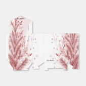 赤いクリスマスパインの木の雪の装飾美しい フェイバーボックス (折り畳みなし)