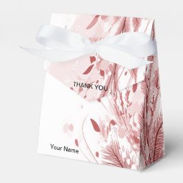 赤いクリスマスパインの木の雪の装飾美しい フェイバーボックス