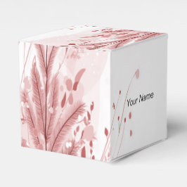 赤いクリスマスパインの木の雪の装飾美しい フェイバーボックス