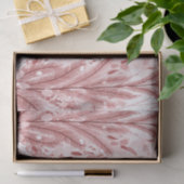 赤いクリスマスパインの木の雪の装飾美しい 薄葉紙 (ギフト)