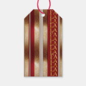 赤いクリスマスファラパターン#27 ID1009 ギフトタグ