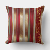 赤いクリスマスファラパターン#27 ID1009 クッション (正面)