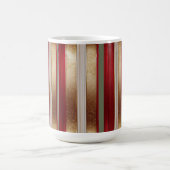 赤いクリスマスファラパターン#27 ID1009 コーヒーマグカップ (中央)