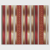 赤いクリスマスファラパターン#27 ID1009 ラッピングペーパー (フラット)