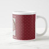 赤いクリスマスフォトマグカップ ジャンボコーヒーマグカップ (右)