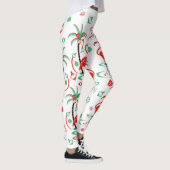 赤いクリスマスフラミンゴレギング レギンス (右)