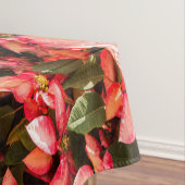 赤いクリスマスフラワーポインセチア テーブルクロス (インサイチュ)