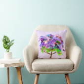 赤いクリスマスベリーの水素晴らし彩画 クッション (椅子)