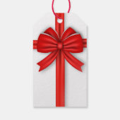 赤いクリスマスボウ ギフトタグ (裏面)
