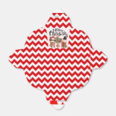 赤いクリスマスボックス フェイバーボックス (折り畳みなし)