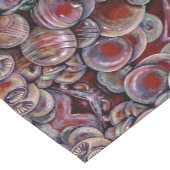 赤いクリスマスボール ショートテーブルランナー (コーナー)