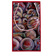 赤いクリスマスボール スモールペーパーバッグ (裏面)