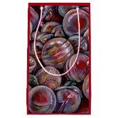 赤いクリスマスボール スモールペーパーバッグ (正面)