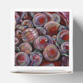 赤いクリスマスボール フェイバーボックス (上部)