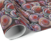 赤いクリスマスボール ラッピングペーパー (ロールコーナー)