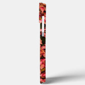 赤いクリスマスポインセティア Case-Mate iPhoneケース (裏面 / 左)