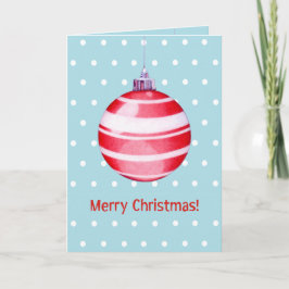 赤いクリスマス装飾用青いカード シーズンカード
